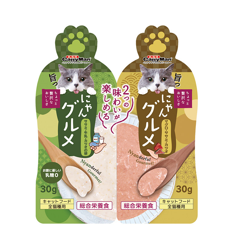 多格漫日本双子星全价零食猫湿粮