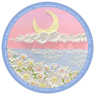 四季通用圆形椅子垫餐桌椅垫卡通木凳子坐垫圆凳屁垫家用垫子