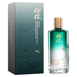 【迎春】春启荷花酱香型荷花白酒53度500ml纯粮酿造贵州荷花节日