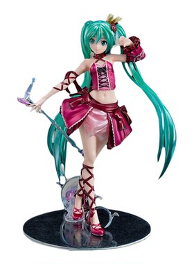 GSC Max Factory Project DIVA- 2nd 初音未来 酒红礼服 比例手办