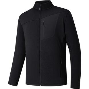 安踏冠军POLARTEC保暖抓绒外套男士冬户外运动开衫外套152610705