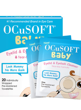 OCuSOFT儿童护眼贴眼部清洁湿巾