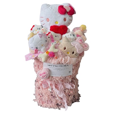 hellokitty玩偶花束新婚生日礼物