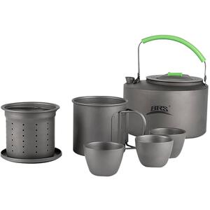 兄弟捷登BRS钛泡茶套装钛户外茶具煮茶泡器旅行便携功夫茶杯茶壶