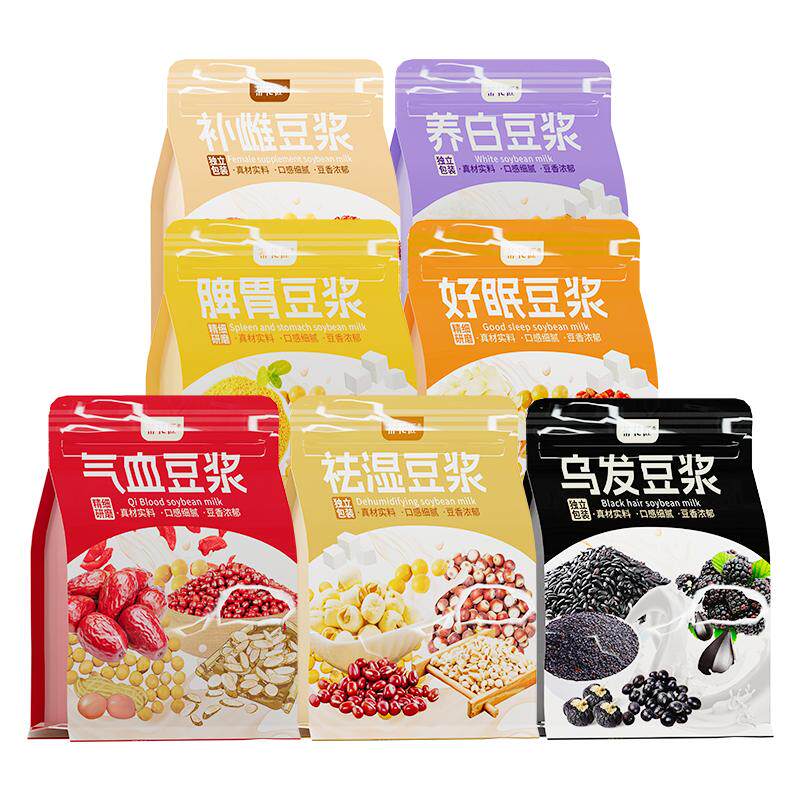 五谷杂粮中药豆浆低脂饱腹