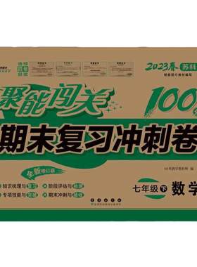 聚能闯关期末试卷七年级数学苏科