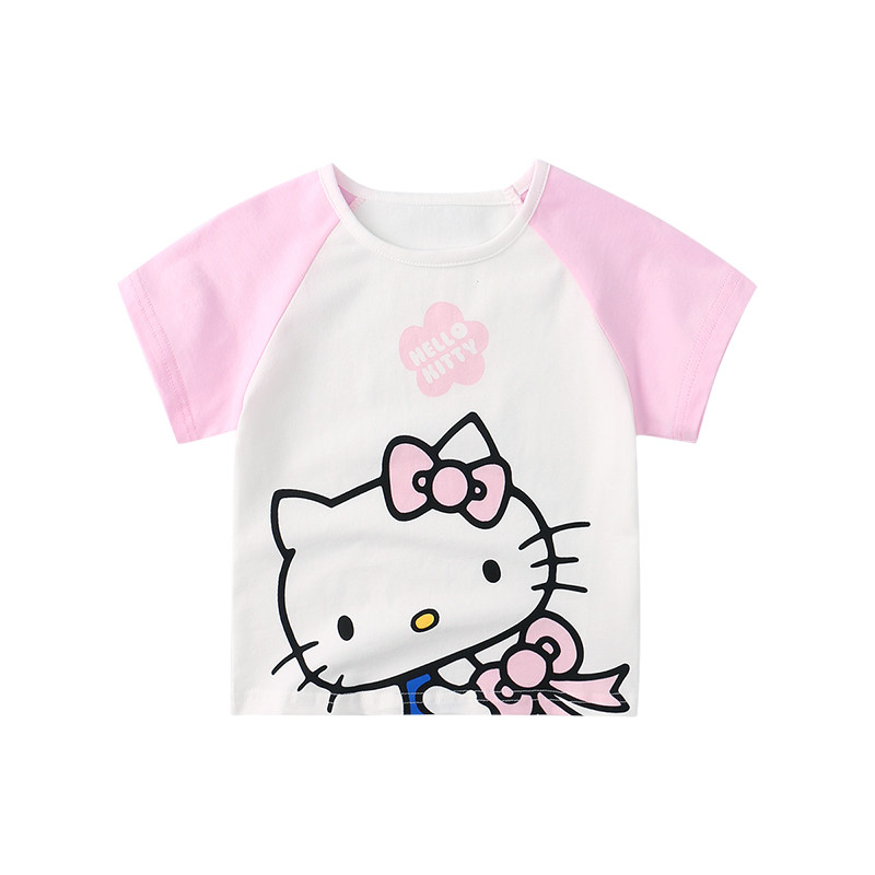 HELLOKITTY短袖T恤婴幼儿猫头