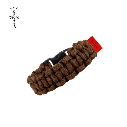 现货Travis Scott同款伞绳编制手链潮流手工手环Braided Bracelet