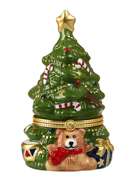 新款陶瓷ins风圣诞树装饰摆件