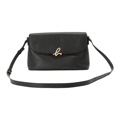 agnès b.皮革小号单肩包女士通勤两用斜挎包