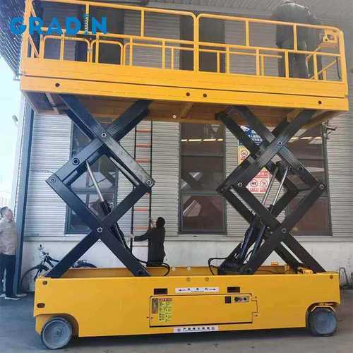 3.5米全自行高空作业车园林高空作业维修车移动液压自行走升降机