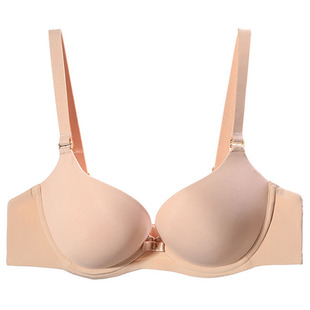 芬狄诗光面无痕夏季光面内衣女士小胸厚款清凉杯聚拢文胸FB0193