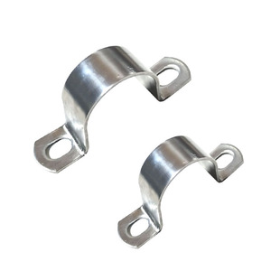 304不锈钢骑马卡管卡管夹管支架管扣抱箍U型马鞍卡加厚水水管卡箍