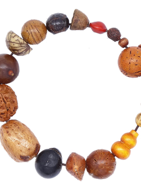 天然十八子金刚星月凤眼文玩佛珠