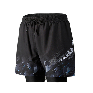 李宁游泳裤男款成人泡温泉2026新款青少年泳衣泳帽泳镜三件套装备