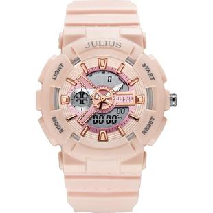 聚利时电子手表女ins风大表盘独角兽时尚运动夜光中性电子表1276