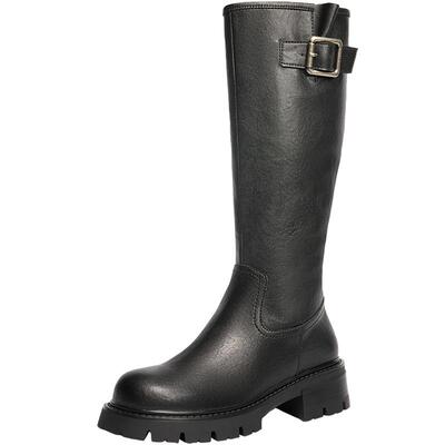 百丽女靴子厚底高长靴20