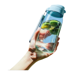 随手塑料运动风防漏水杯子特百惠