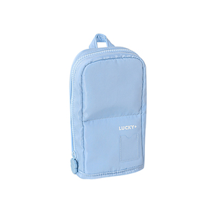 Planwith可立式笔袋高颜值ins风文具盒女孩款文具袋2025新款大容量痛包笔袋小众铅笔盒站立式笔袋笔筒二合一