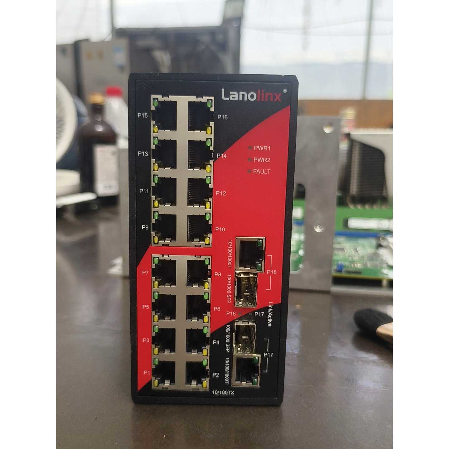 议价-LNX-1802G交换机、16口千兆交换机、9新、