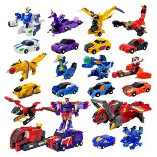 买奇酷盟卡车神之魔幻元珠龙兽觉醒战锤兽神狼羽凤神变形机甲玩具