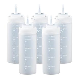 挤酱瓶商用番茄沙拉酱挤压瓶食品级大口径厨房酱油醋调料瓶酱料壶