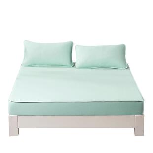 富安娜凉席可水洗3D透气防滑清爽凉感凉席床笠款软席宿舍学生家用