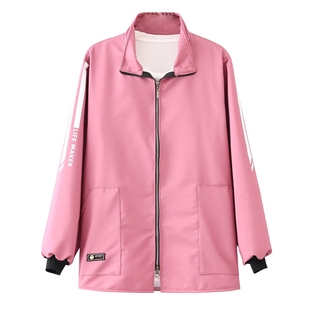 25年春秋薄款罩衣耐脏耐磨立领外套成人上班围裙可定制logo工作服