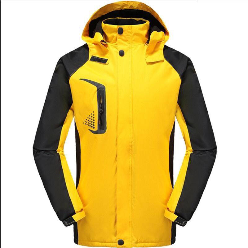 美 团骑手外套衣服秋天冬季装外卖工作服冲锋衣加绒加厚防雨服装