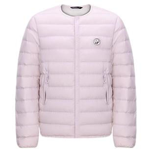 骆驼熊猫系列轻薄羽绒服女款2025秋冬新款黑色排骨羽绒服男保暖