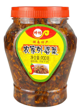 帅畅湖南即食外婆菜开胃下饭菜