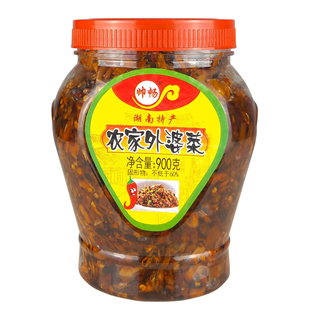 帅畅大瓶装正宗湖南湘西外婆菜农家开胃香辣下饭即食凉拌饭酱咸菜