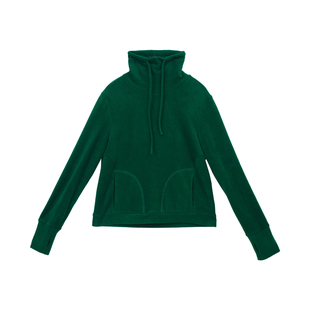 忘城N950座/雪落围炉/冬款德绒加厚高领卫衣堆堆领上衣内搭打底女