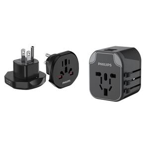 飞利浦插座usb多国际通用转换插头旅行欧标日本德标韩美香港地区