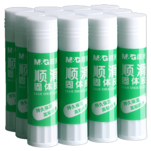 晨光固体胶棒儿童胶棒学生用手工胶水幼儿园超粘强力diy制作材料安全无毒高粘度35g强力文具用品幼儿专用胶水