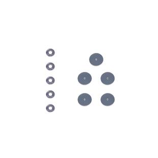 小飞碟食品级硅胶透明防增生耳骨钉养耳洞耳堵软垫片防内陷耳蜗钉