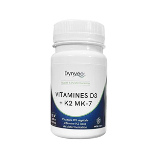 正品法国dynveo维生素D3k2胶囊老年成人青少年补钙片坚固牙齿骨骼