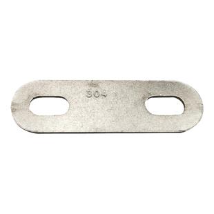 不锈钢一字角码铁片直角预埋件铁板固定器家具带孔连接件长条30宽