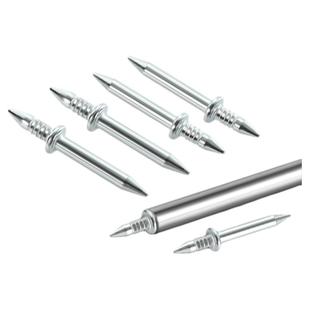 双向无痕钉实木踢脚线钉羊角钉子两头无头反扣尖钉木工双头固定钉