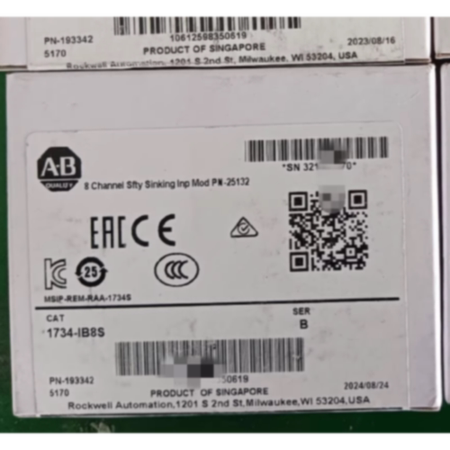 议价1734-IB8S 点数字输入模块24V DC 8通道 1734-1B8S Allen-Bra