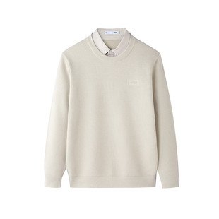 HLA/海澜之家轻商务时尚系列针织衫25春秋新假两件含羊毛毛衣男