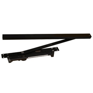 德国邦捷固液压缓冲闭门器家用入户门滑槽大承重自动关回位哑光黑