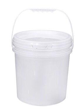 加厚食品级密封塑料桶白色小水桶