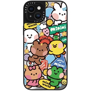 LINE FRIENDS minini x CASETiFY 联名系列 挤不下了 适用于苹果iPhone17ProMax/17Pro/16ProMax/华为手机壳