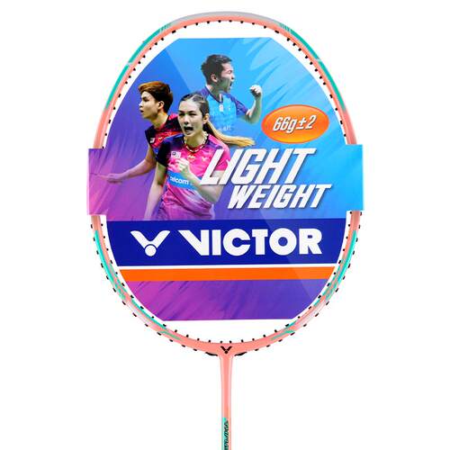 正品VICTOR胜利羽毛球拍碳素威克多樱花刀TK66单拍超轻7U高磅TK70