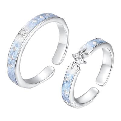 【生日礼物】周大生情侣对戒实心