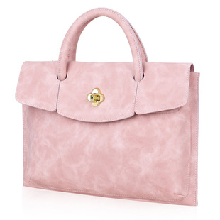 马锐鲨正品笔记本电脑包二层皮内胆包女士轻薄air14寸时尚高级感pro13通勤公文包文件袋单肩手提包