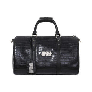 BIPOLAR鳄鱼纹旅行包潮牌新款大容量通勤包行李包手提包旅游大包