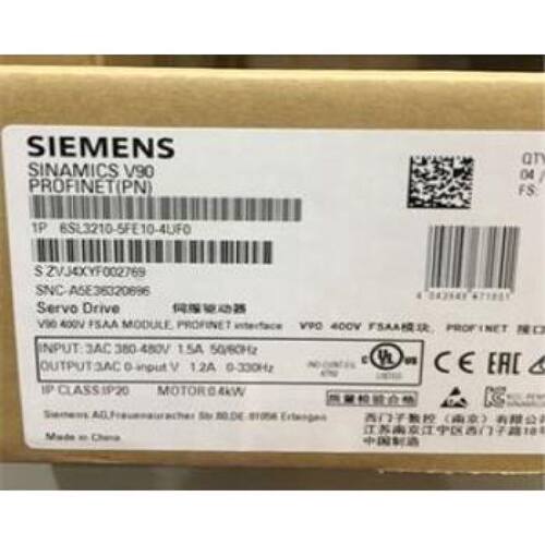 议价6SL3210-5FE10-4UF0 V90伺服驱动器6SL32105FE104UF0