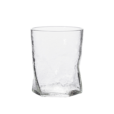 CHOMU日式锤纹高硼硅耐热玻璃杯